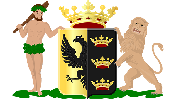 Wapen gemeente Sneek Wapen gemeente Sneek - in kleur op transparante achtergrond - 600 * 337 pixels